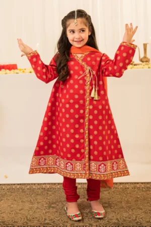 Girls Mohagny Red