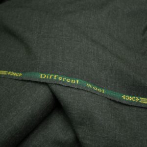 Textured Different Wool Dark Olive