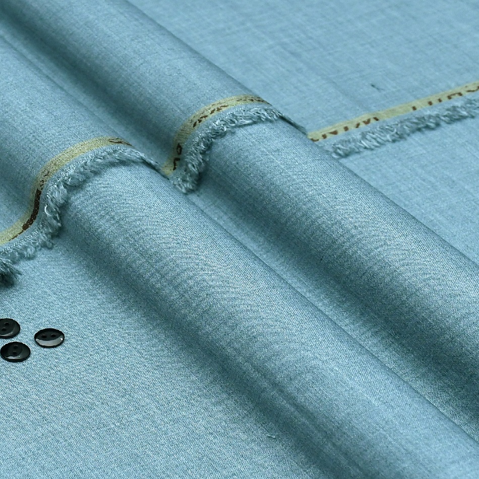 Ethnic Men’s unstitched Master Wool Ocean Blue Ethnic Men’s unstitched Master Wool Ocean Blue